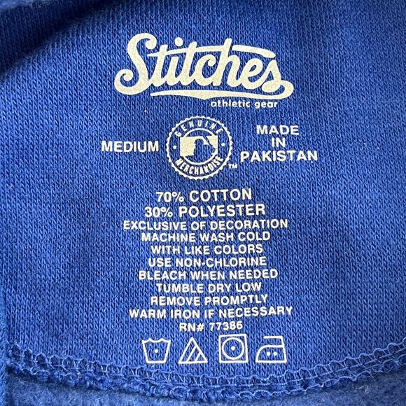 Blue Hoodie with Red Logo - Picture 2 of 9